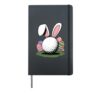 Golf Easter Hardcover Journal, Black