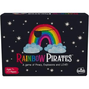 Goliath Games Rainbow Pirates: A Game of Piracy, Explosions and Love! | Party Games | Card Games | for 2-5 Players | Ages 7+,Black