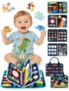 GONINO Toddler Busy Book Montessori Toys for Boys, Dinosaur Felt Busy Board