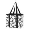 GOODOLD Reusable Grocery Bags Halloween Boo Heavy Duty Foldable Shopping Totes with Reinforced Handles, 23L Collapsible Storage Bags for Car Trunk, Market, Travel