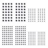 Googly Eyes, 8 Sheets Assorted Sizes Self Adhesive Googly Eyes for Crafts Black White Wiggle Eyes Samll Googly Eye Stickers for DIY Crafts Scrapbooking Decoration Doll Making (8mm, 10mm, 12mm, 18mm)