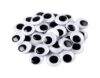 Googly Eyes for Crafts 1000Pcs 25mm Self-Adhesive Wiggle Eyes for Crafts, Black & White Plastic