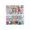 Googly Eyes for Crafts 17Styles Colorful Self-Adhesive Plastic Eyes for DIY Crafts Doll Making Supplies