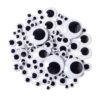 Googly Eyes for Crafts 2000pcs Colorful Self-Adhesive Wiggle Eyes for DIY Scrapbooking Crafts Dolls