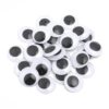 Googly Eyes for Crafts Black White Doll Eyes 6-30mm Plastic Craft Accessories for Puppet Making Stuffed Toys