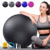 Goonidy 11CC-JJ88-3JJJ Soft Exercise Ball, Pilates Yoga Ball