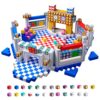 Gorcei 200PCS Magnetic Building Blocks,Combat Arena Magnetic Blocks