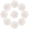 GORGECRAFT 12Pcs 6cm Faux Fur Pom Pom Balls Imitation Bunny Hair Fur Fuzzy Apricot Soft Round Knitting Art Decorations Craft Pompoms for DIY Crafting Keychain Hats Shoes Party Accessories
