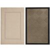 GORILLA GRIP Entry Doormat, 29x17, Beige and WeatherMAX® Door Mat, 17x29, Beige Bundle