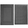 GORILLA GRIP Entry Doormat, 35x22, Darkgray and Dirt Grabber Door Mat, 35x23, Darkgray Bundle