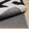 GORILLA GRIP® Strong Rug Pad Gripper, 2x3 FT, US Designed, Grips Help Keep Area Rugs Safe and in Place, Slip and Skid Resistant Pads for Hard Floors, Under Carpet Mat and Hardwood Protection, Gray