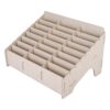Goshyda Wooden Cell Phone Storage Box, Phone Rack with Multiple Cells for Classroom Conference Room, Natural Wood Mobile Management Storage Box for Office Desk Drawer