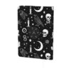 Gothic Trippy Moon Skull Dark Black Cat Witch Magic Spirit Board Book Cover