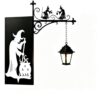 Gothic Witch Bookshelf Lantern Witch Reading Light for Book Lovers
