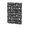 Goth Skull Head Board Witch Black Art Notebook Cover, A5 Size