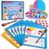 Gotoofun Magnetic Fraction Tiles & Fraction Circles Activity Classroom Set Math Manipulatives Educational Puzzle for Elementary School Fraction Magnets & Resources Montessori Learning Toys
