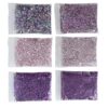GOWENIC Irregular Crushed Glass Chips Shining Filler for Resin Decoration, DIY Craft Glitter, Nail Art Mold Filler, Heavy Weight Settles to Bottom, No Pointed Edges, Enhances Handicrafts