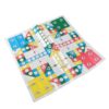 GOWENIC Kids Flying Chess, Plastic Game, with Oval Box ParentChild Family Party Board Game, Portable Aeroplane Chess for Children