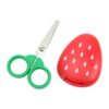 GOWENIC Paper Scissors, Cute Strawberry Scissors with Magnet, Child Safe Craft for Home Decoration, Student Art Supply