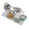 GOWENIC Stirling Engine Motor Model, Low Noise Science Experiment Toy, Simple Operation Physical Model with Antislip Base, 95% Alcohol Powered Educational Toy for Classroom and STEM