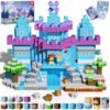 GraceDuck Magnetic Blocks - 150PCS Magnetic Blocks Build Ice Castle - Magnetics Toys for Montessori Toddler Easter Christmas Birthday Gifts - STEM Sensory Toys for 3 4 5 6 7 8 9 10 Year Old Girls