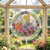 Grace Hummingbird Acrylic Jigsaw Puzzle Suncatcher, 8.2 in Decor Puzzle