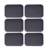 GRADENEVE 20pcs Black Stainless Steel Magnetic Metal Plates for Mobile Phone Bracket Holder, Easy to Install Adhesive Mounting Kits Compatible with Car Vehicle Phone Holders