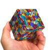 Graffiti 3x3 Speed Cube, UV Printing Cube Magic Cube Educational Puzzles Toys for Kids,Beginners and Adults (Stickerless) Multicolour