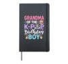 Grandma of The K-Pop Birthday Boy Family Hardcover Journal, Black