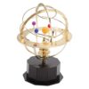 Grand Orrery Model of The Solar System Metal Solar System Model Decoration for Teenagers Educational Tabletop Toy Office Study Classroom Decoration Iron Electroplating Process