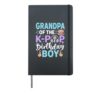 Grandpa of The K-Pop Birthday Boy Hardcover Journal, Black