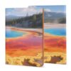 Grand Prismatic Springs Refillable Notebook Cover A5 Cover Only