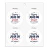 Graphics & More Happy Labor Day Relax You Earned It Refrigerator Fridge Locker Vinyl Circle Magnet Set