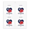 Graphics & More Labor Day We Appreciate Your Hard Work Refrigerator Fridge Locker Vinyl Circle Magnet Set