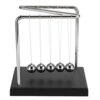 Gravity Balanced Pendulum Ball Fun Office Desktop Game Scientific Physics Educational Decoration Gift for Adults Home Office Decor Wood Stainless Steel 14.2x14x12cm