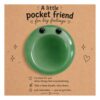 Green Aventurine Pocket Friend Worry Stone with Message Card, Emotional Support Gift, Encouragement Crystal Keepsake for Anxiety Relief, Confidence Gift for Teen Girls, Boys, Students and Friends
