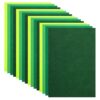 Green Felt Sheets, 16 Pieces Green Felt Fabric Sheets, 8 x 12 Inch Craft Felt-Fabric 4 Colors Soft Felts Sheet for DIY Project Craft Supplies