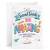 Greeting Card Second Is Motivational Design for Young Learners and Encouragement