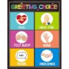 Greeting Choice Classroom Rules Poster Back to School Classroom Decorations 11 X 14 for Preschool Middle High School Classroom Decor