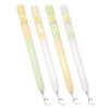 Grfccn 4 Pcs Fidget Pens,Fidget Pen for Adults with Daisy Spinner,Stress Anxiety Relief 0.5Mm Black Ink Gel Pens,Quick Dry Fine Point Smooth Writing Ballpoint Pen for Office Supplies