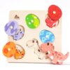 GRINNNIE Easter Basket Stuffers Puzzle for Toddlers 2-4 Years Old, Toddler Dinosaur Easter Egg Matching Puzzles Toy, Learning Toy for Kids 2 3 4, Great Gift for Boys Girls