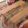 Group of Moroccan Geometric Table Runner Table Decor 12.99"x 70.87"