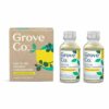 Grove Co. Tub & Tile Cleaner Concentrate, Lemon & Eucalyptus Bathroom Wash Liquid Refills, 1 Fl Oz (Pack of 2)