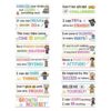 Growth Mindset Poster - 16 Pieces Motivational Positive Affirmations Cards