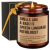 GSPY Candle, Speech Language Pathologist Gifts, SLP Gifts - Therapy Appreciation Present for Speech Therapist, Pathologist, Teacher - Funny Christmas, Birthday, Graduation Ideas for SLP Student, Women