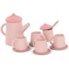 Götz 3403562 Tea - Silicone Food Safe Set for Dolls and Children - Accessories for Playing for Tea Time - 13 Pieces