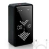 GuDoQi Digital Hourglass Pomodoro Timer, Magnetic 1-99 Mins Adjustable Rechargeable Digital Countdown ADHD Timer, Mute/Low Volume/High Low Volume Modes for Work, Study, Back to School, Kitch, Black