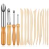 Guduling 14 Pcs Clay Modeling Tools,Double-Ended Clay Sculpting Tools Set for Polymer Clays,Air Dry Clays, Pottery, Ceramic, Resin Art, DIY Craft, Jewelry Making, and Beginner to Professional Artists