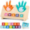GUEETIC® Preschool Learning Toys for Toddlers 3-4, Educational Math manipulatives Number Counting Blocks for Kids, Montessori Toys for 3-5 Year Old Boys Girls Birthday Gifts