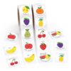 Gueevin 1000 Pcs Fruit of the Spirit Scented Sticker Roll Fruit Religious Stickers Back to School Motivational Training Stickers Bible Christian Decor for Kids Teacher Reward Class, 10 Styles 2 Rolls